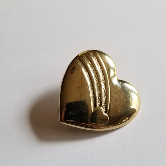 Vintage Variety Club heart brooch pin gold tone shooting star - Picture 5 of 10